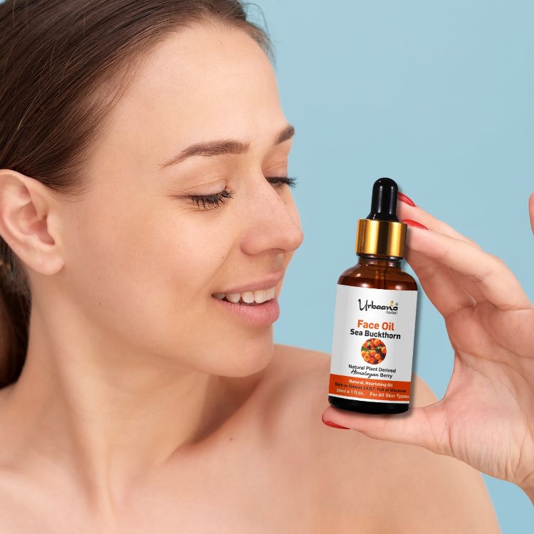 Radiant Glow Sea Buckthorn Face Oil, Natural Vitamin & Omega Rich Brightening | Himalayan Berry Face Oil