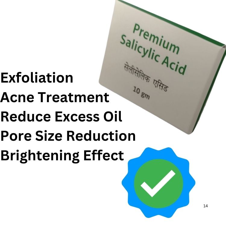Salicylic acid powder pack of 10gm X 5 Packs Premium Quality