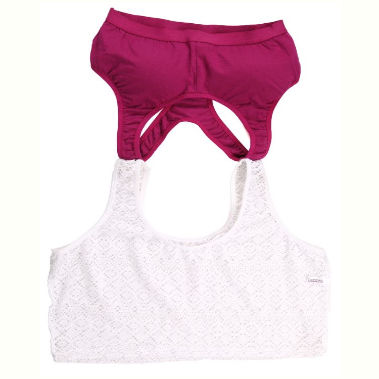 Summer Collection Women Crop Top with attached Padded bra for skirt, jeans, pants