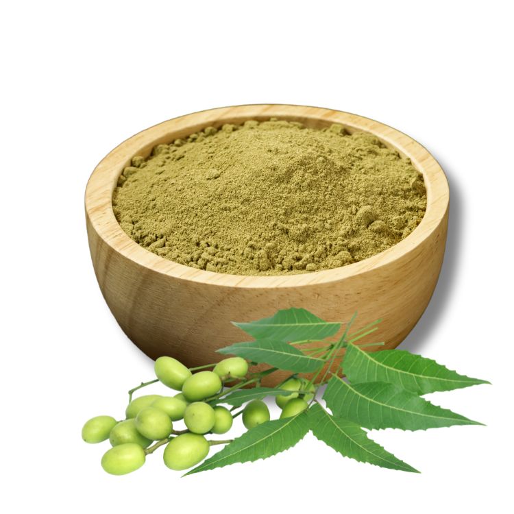 Pure Natural Neem Leaf Powder Food Grade for Face Pack, Hair & Skincare