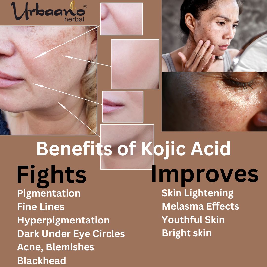 Pure Kojic Acid Powder-500gm for Making Face Serum, Soap, Cream