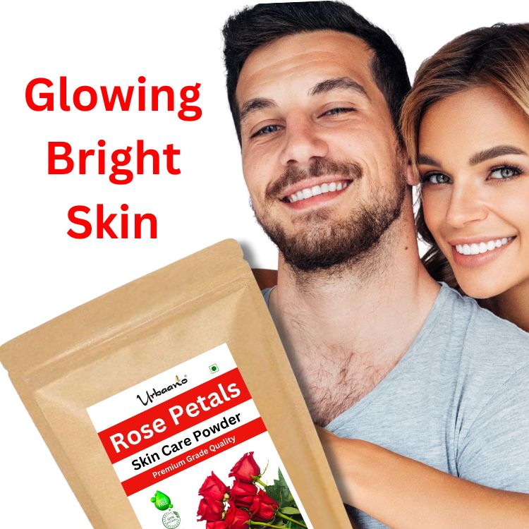 Rose Petal Powder Triple Filtered Natural Pure for Skin and Hair