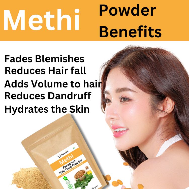Pure Fenugreek Methidana Powder 300g for Hair Growth, Skincare
