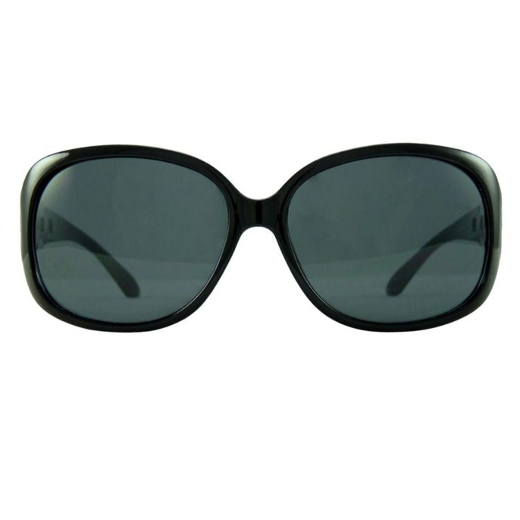 Unisex UV Protection Oversize Square Stylish Black Gradient Lens Sunglasses
