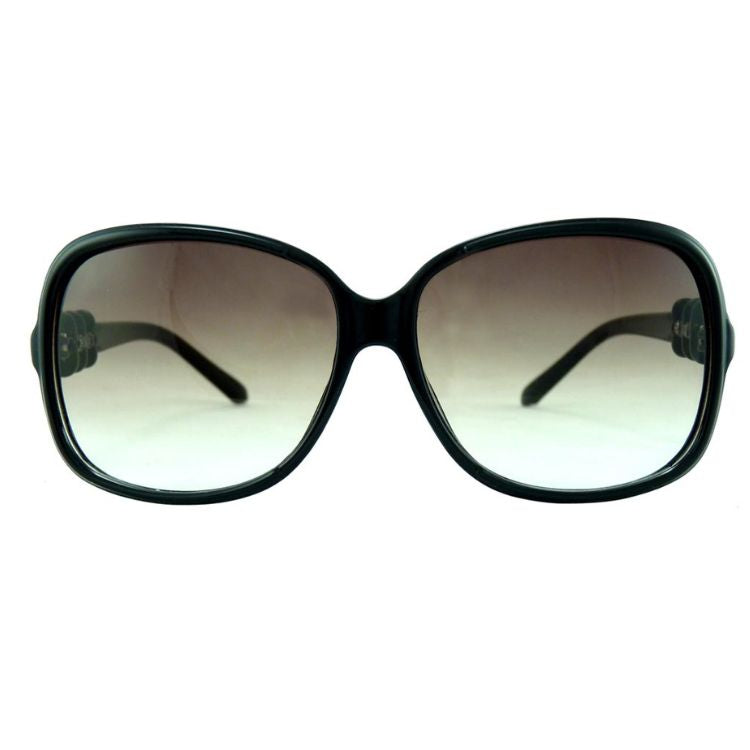 Unisex UV Protection Oversize Square Stylish Black Gradient Lens Sunglasses