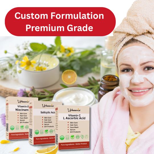 Vitamin C (L-Ascorbic Acid), Niacinamide (Vitamin B3) & Salicylic Acid Powder For Making DIY Skin Care Serum, Cream, Lotion & Facewash, Anti Ageing & Youthful Glow (Multi-Combo)