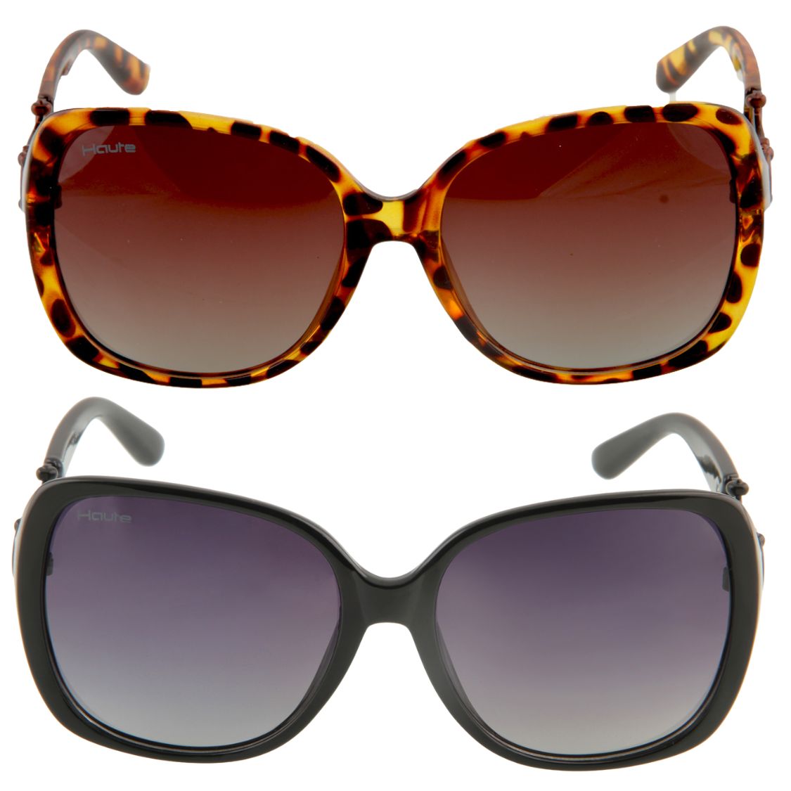 UV Protection Oversize Stylish Brown, Black Sunglasses for Women