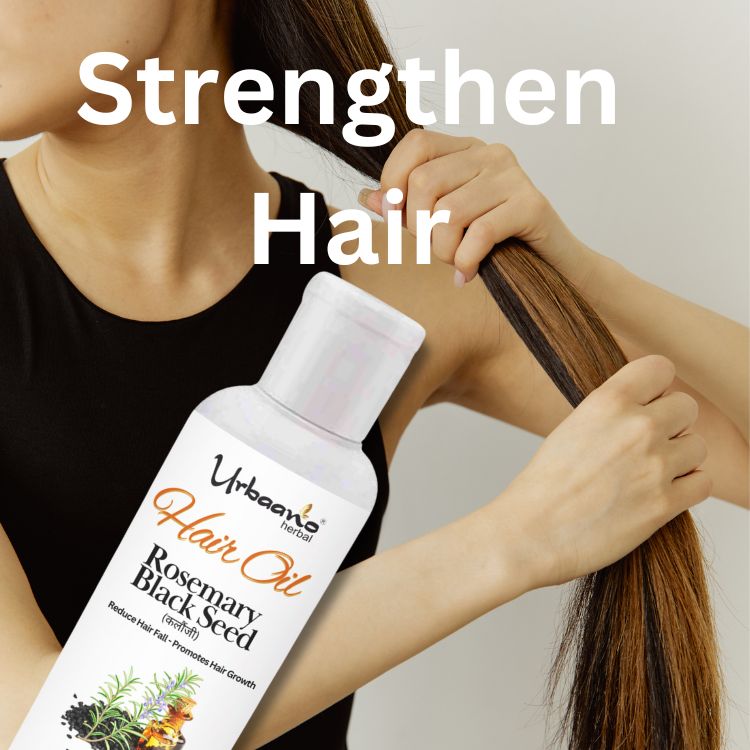 Natural Cold Pressed Rosemary Black Seed (Kalonji) Hair Oil for Hair Growth