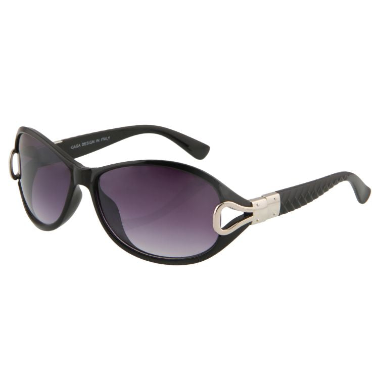 UV Protection Full Rim Oversize Brown / Purple Stylish Sunglasses for Men & Women