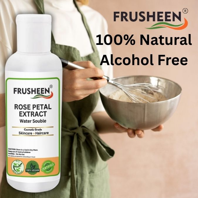 Premium Rose Liquid Extract with Ice Roller Massager Skin Care Kitchen Tool