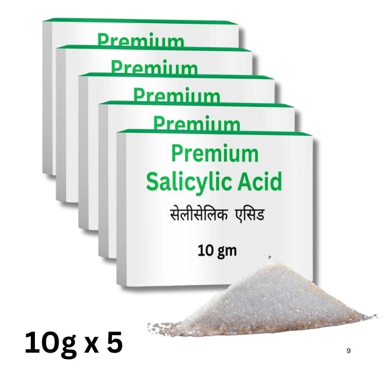 Salicylic acid powder pack of 10gm X 5 Packs Premium Quality