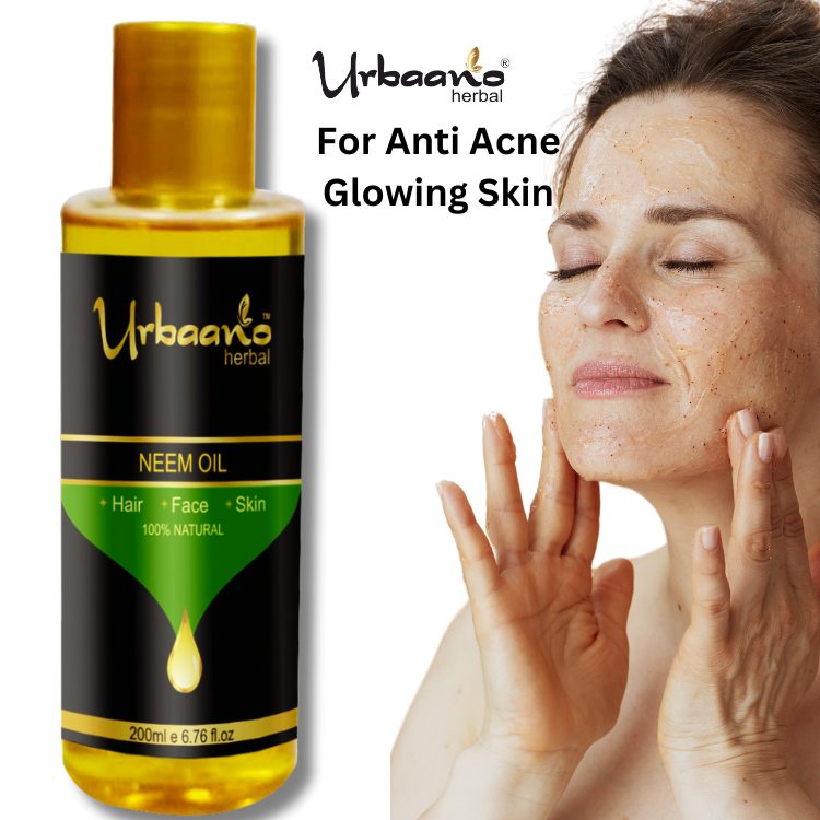 Pure Neem Oil (Azadirachta indica) Cold Pressed for Pimple, Acne