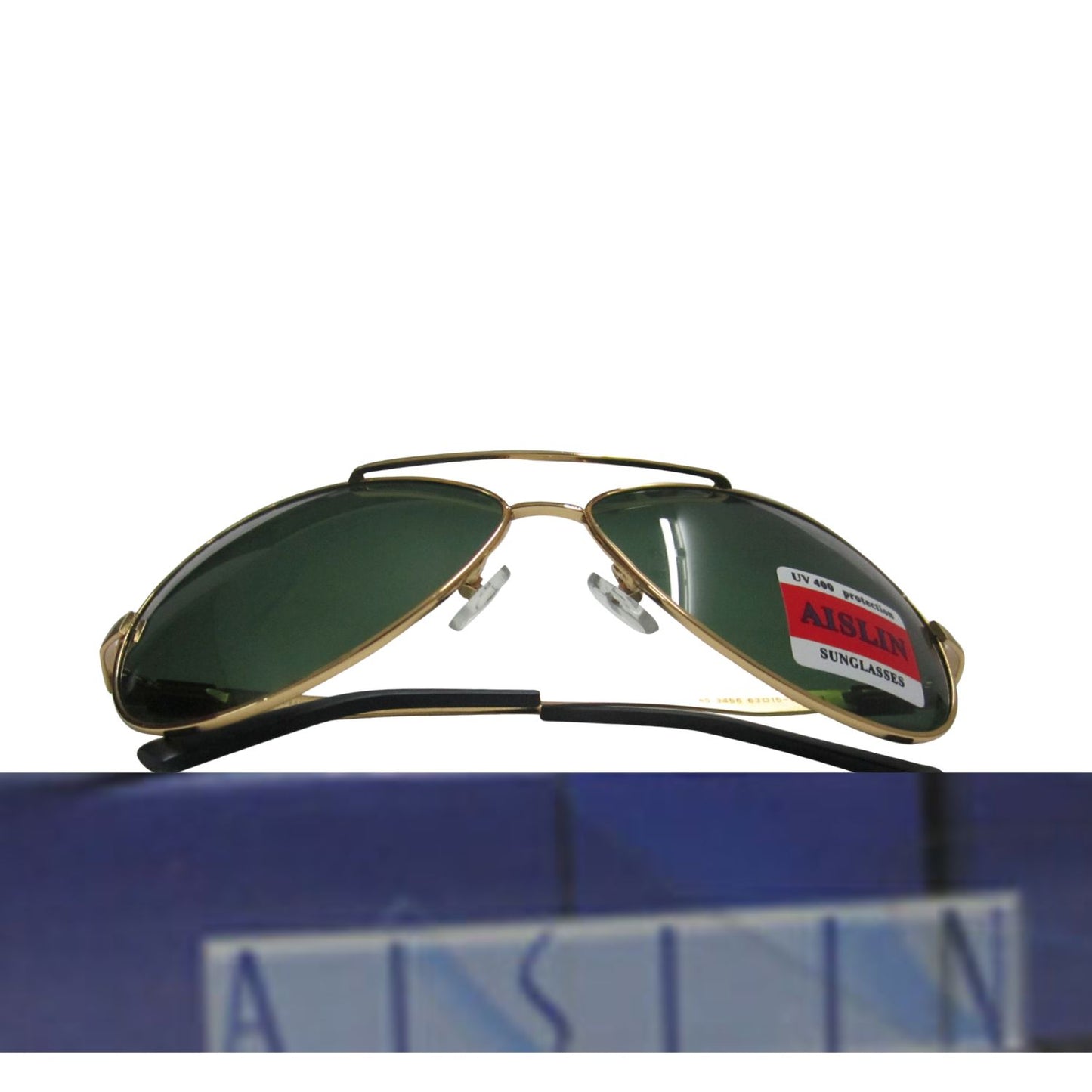 Aislin Toughened Glass Lens, UV Protection Aviator Sunglasses