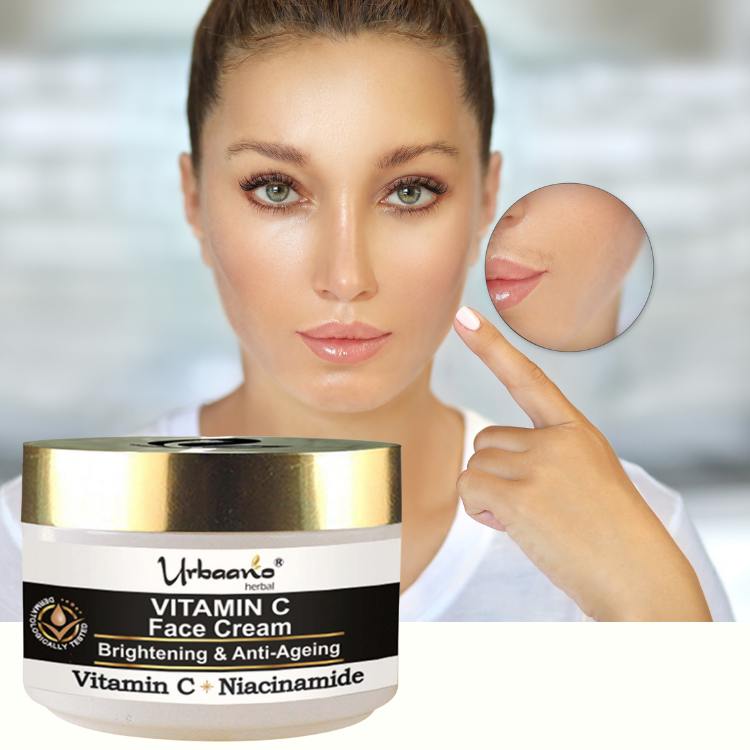 Vitamin C Brightening Cream, Face Moisturizer for Glowing & Smooth, Soft Skin