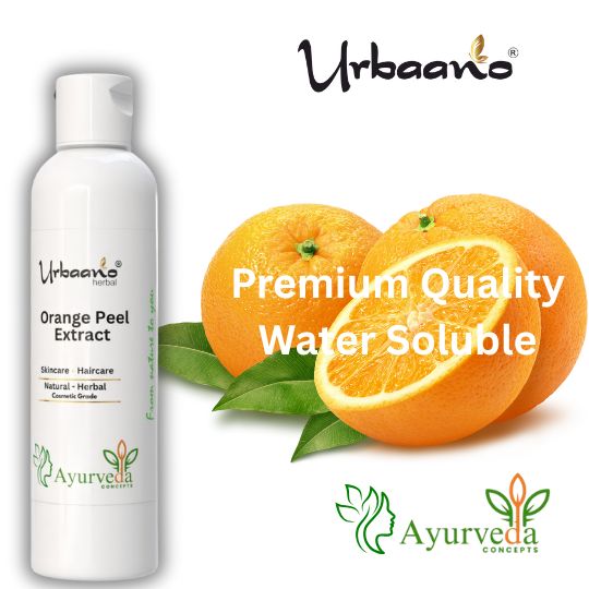 Orange Peel Liquid Botanical Extract for Making Toner, Mask, Shampoo, Soap, Anti-ageing, Dark circle's