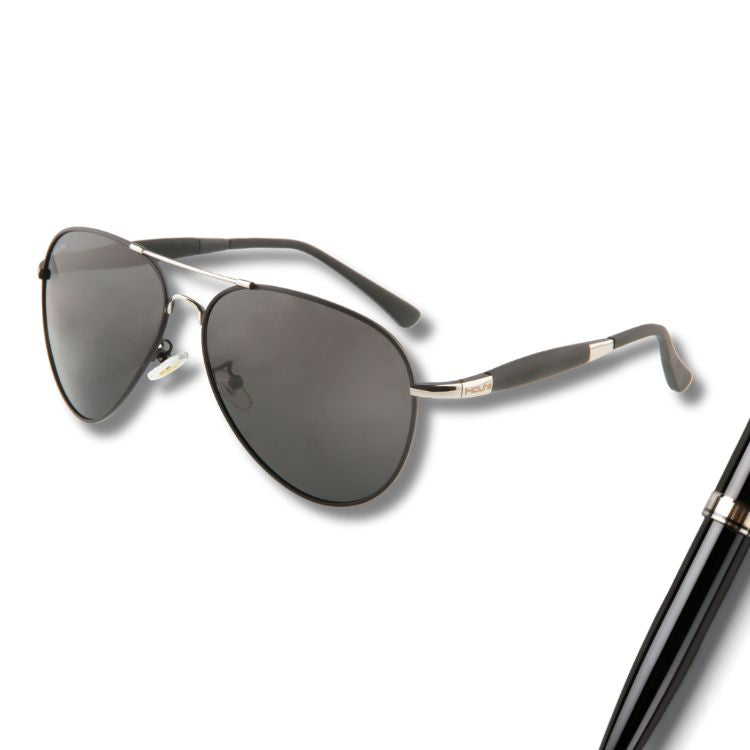 Aviator Sunglasses with Polarised and UV Protected Lens for Men