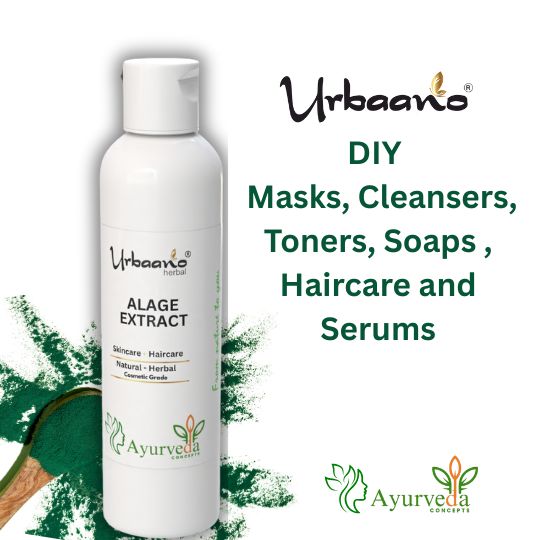Algae Liquid Extract – Natural Marine Botanical for making DIY Skincare, Serums & Face Masks