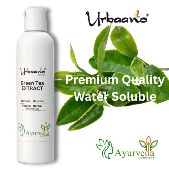 Green Tea Extract Liquid 100% Natural, Antioxidant Rich for DIY Skin Care, Making Soap, Serums, Toners & Masks