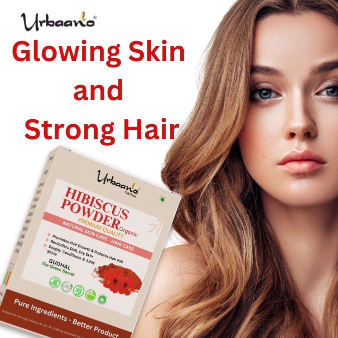 Organic Hibiscus Flower Powder for Face Pack and Hair Mask