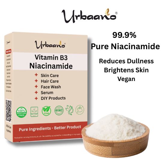 Niacinamide Powder (Vitamin B3) for Making DIY Cream, Serum, Skincare Lotion & Soap