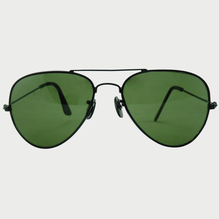 Stunning Style Black Frame UV Protection Aviator Sunglasses for Men and Women