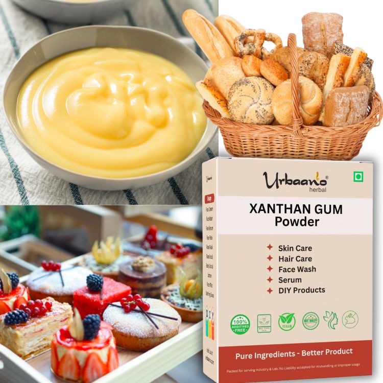 Xanthan Gum Powder for Soap Making, Domestic Use & Diy Personal Care Food Emulsifier, Stabilizer & Thickener