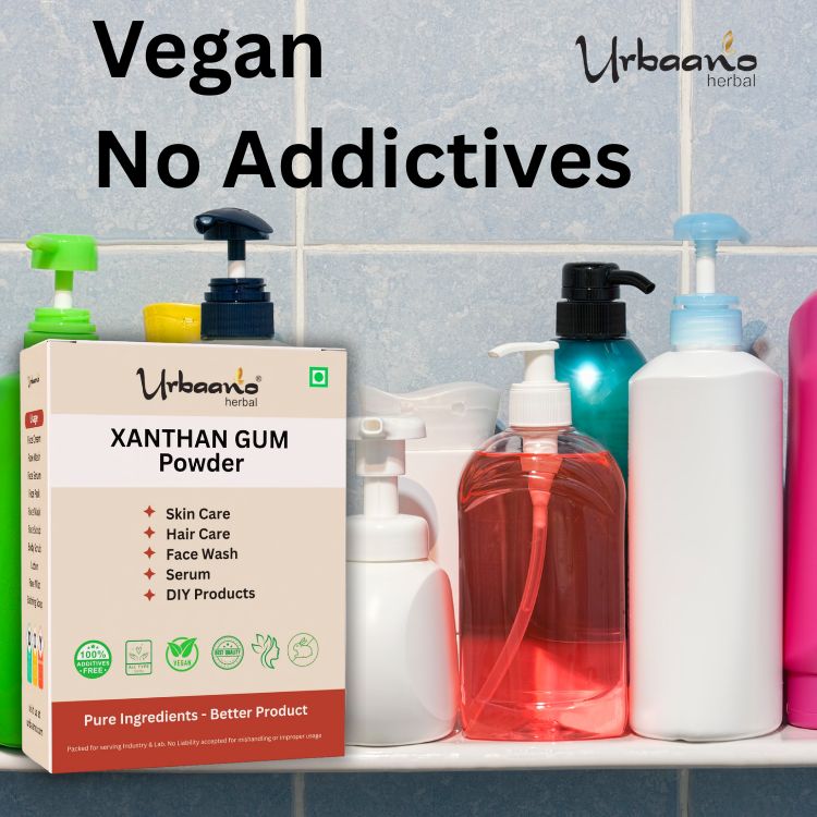 Xanthan Gum Powder for Soap Making, Domestic Use & Diy Personal Care Food Emulsifier, Stabilizer & Thickener