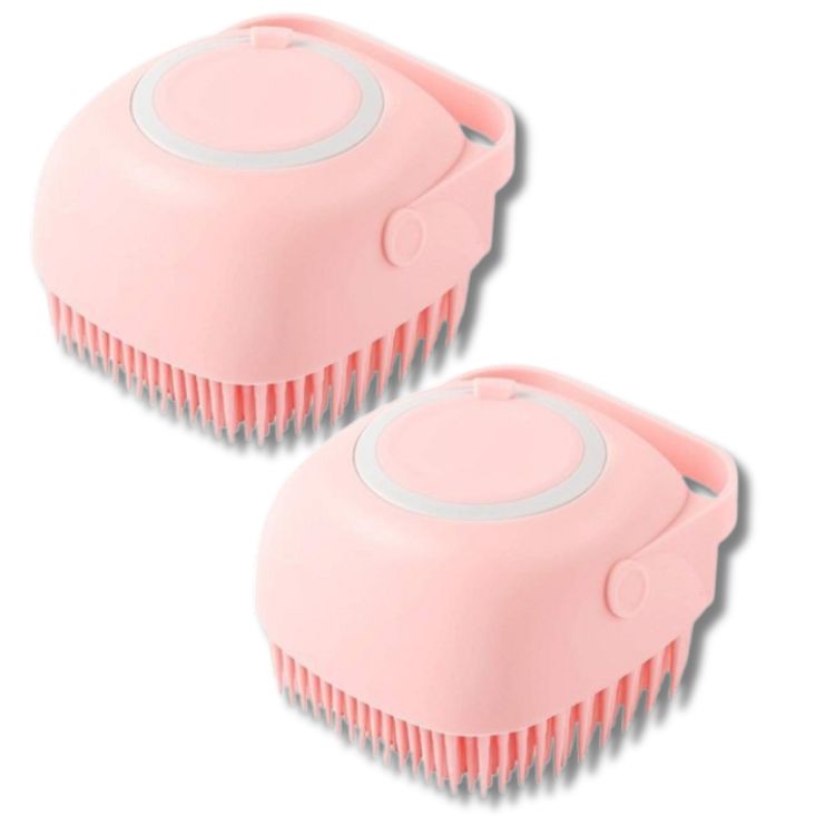 Soft Massage Bath Body Brush Scrubber, Soap Dispenser, Skin Care Tool