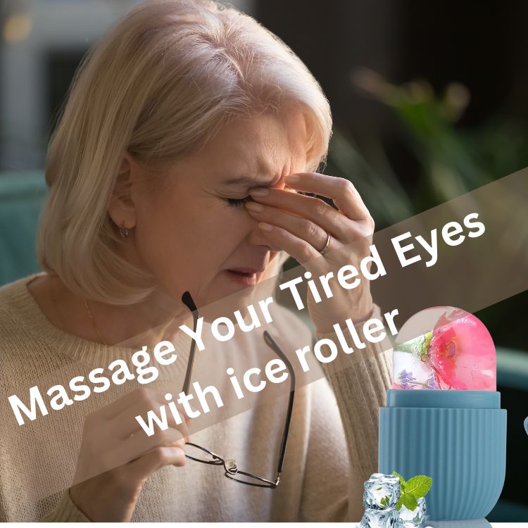 Ice Roller Massager and Bath Body Brush Scrubber Soap Dispenser Skin Care Tool