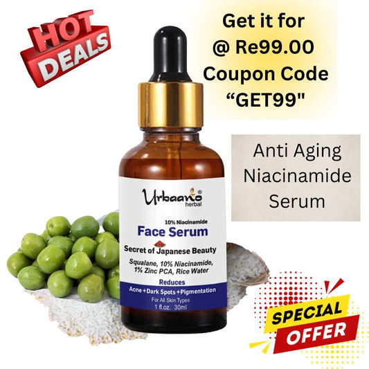urbaano herbal hot deals niacinamide face serum for beginners