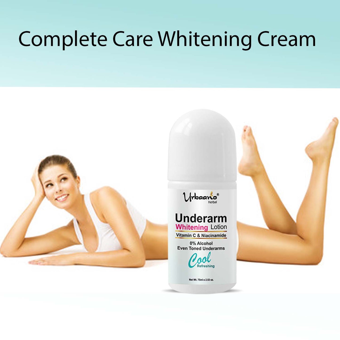 Skin Brightening Underarm Cream, Removes Odour, Keeps Skin Cool, Fresh & Clean