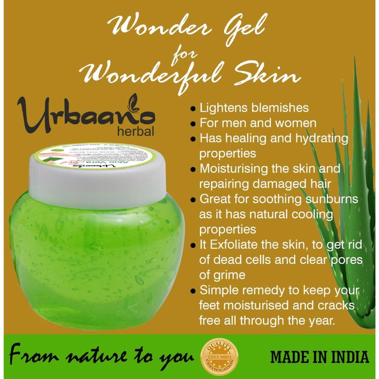 Urbaano Herbal Anti Acne, Blemish Free Moisturizing Pure Aloe Vera Face & Body Gel
