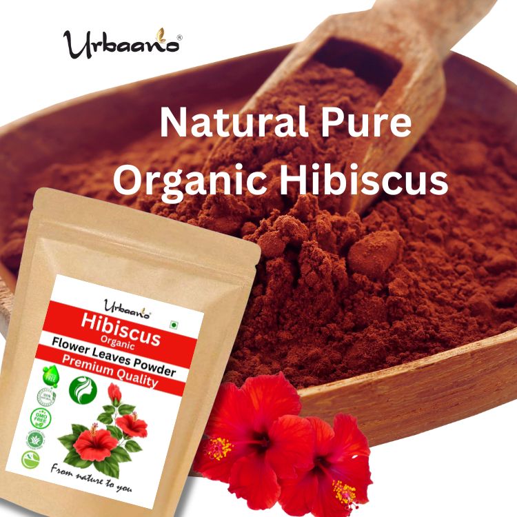 Organic Hibiscus Flower Powder for Face Pack and Hair Mask