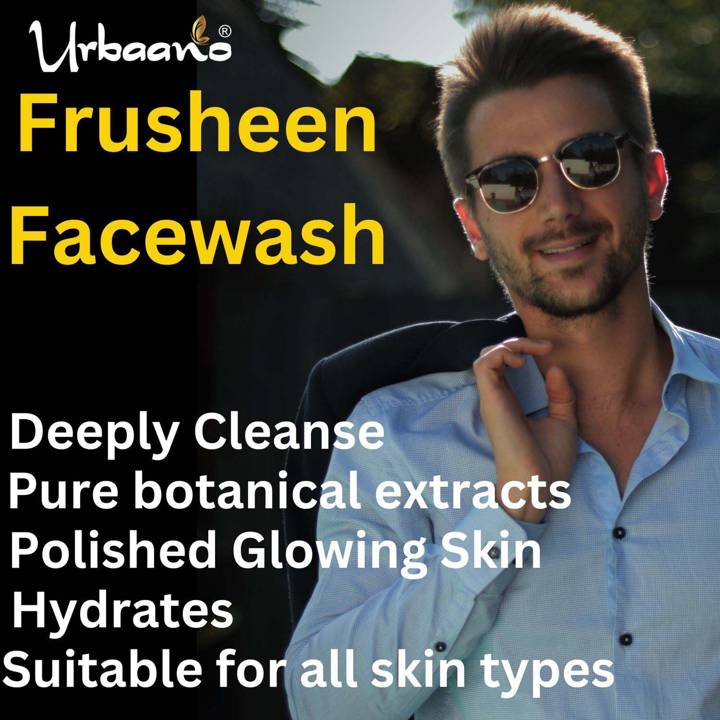 urbaano herbal papaya spot & tan clear facewash & glow white face cream for hydrating, deep cleansing for all skin 