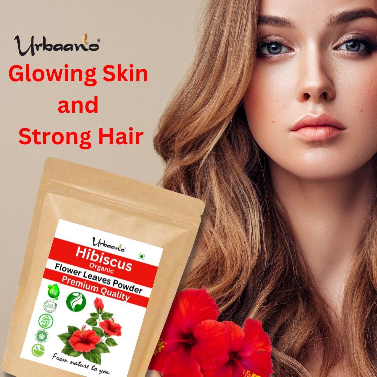 Organic Hibiscus Flower Powder for Face Pack and Hair Mask