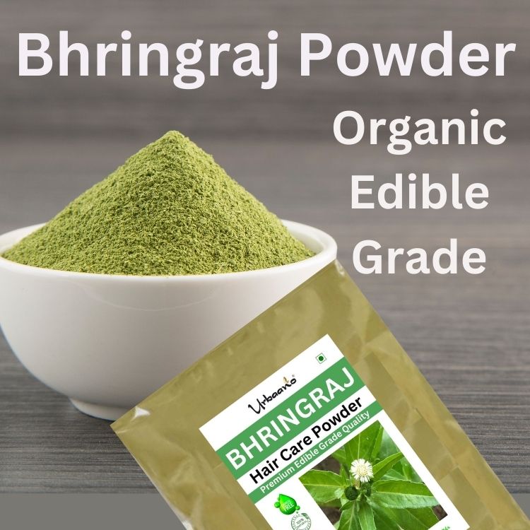 Fine Organic Bhringraj Powder, Eclipta alba for Hair Growth, Hair Mask