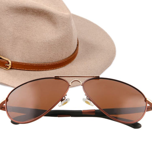 Polarized, UV Protection Aviator Sunglasses for Men