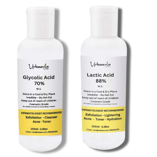 Glycolic Acid 70% and Lactic Acid 88% Peel Combo