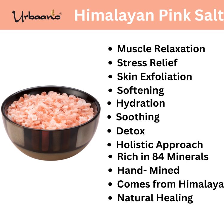 Pink Bath Salt Crystal for Muscle Relief, Relieves Aches & Pain - Granule