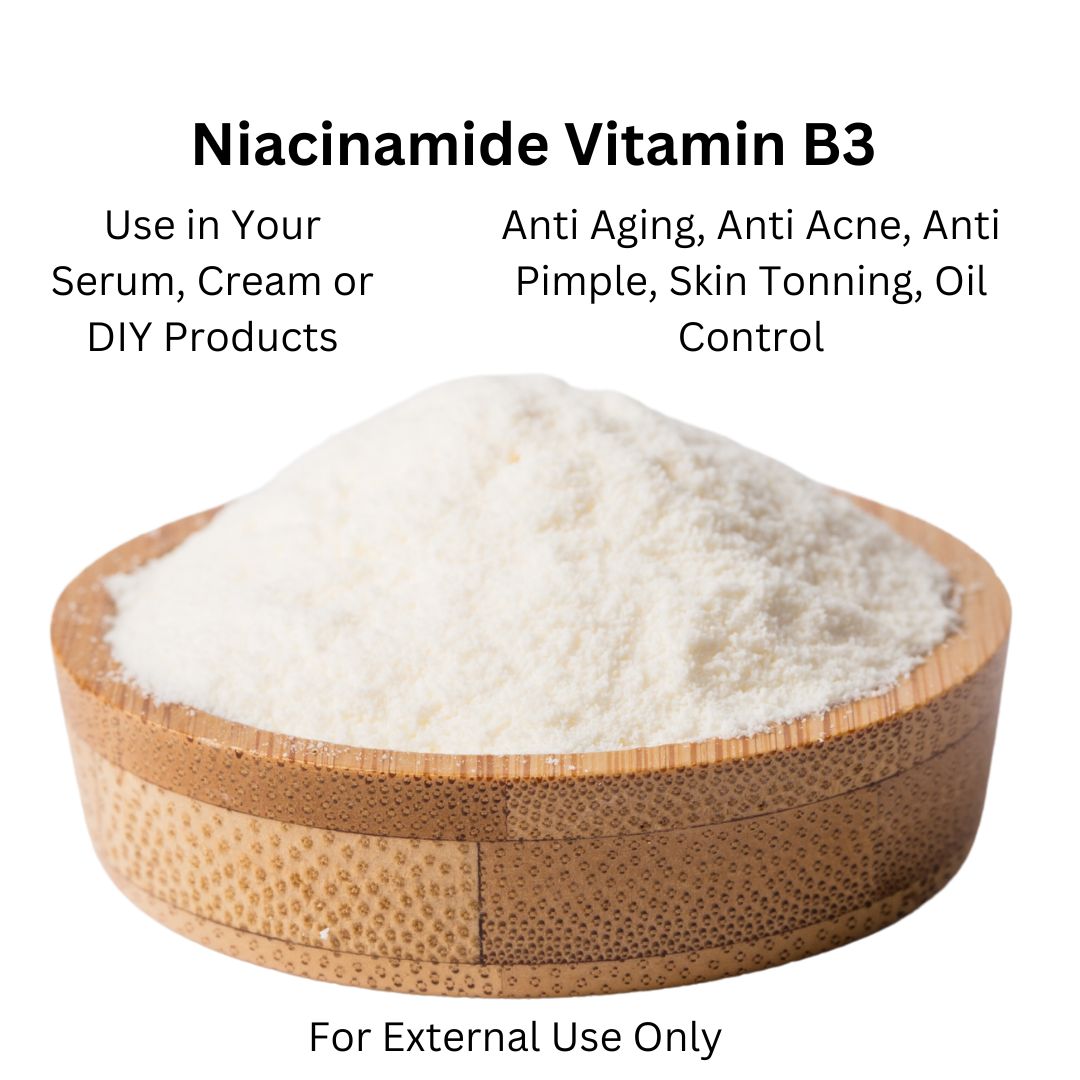  niacinamide diy skincare ingredient for reducing age lines, acne, pimple, excess oil