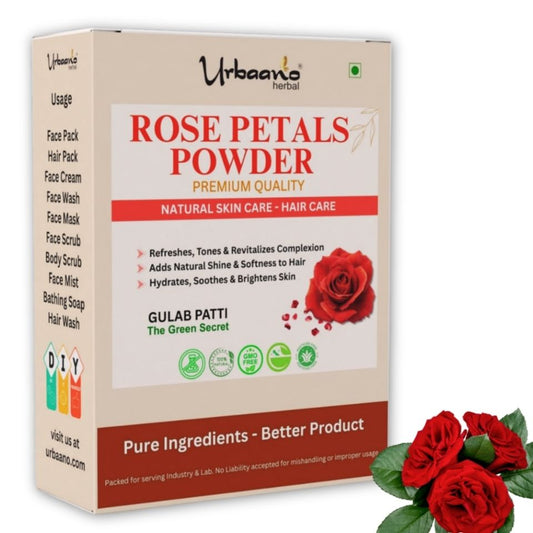 Rose Petal Powder Triple Filtered Natural Pure for Skin and Hair