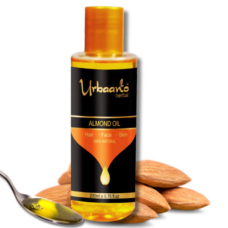 Pure Cold Pressed Sweet Almond Oil, Badam Tel for Baby Massage, Hair Growth & Glowing Skin