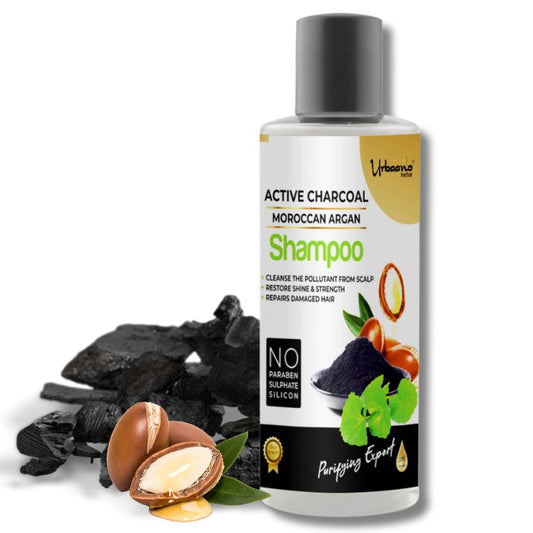 Activated Charcoal & Moroccan Argan Oil Shampoo for Dandruff