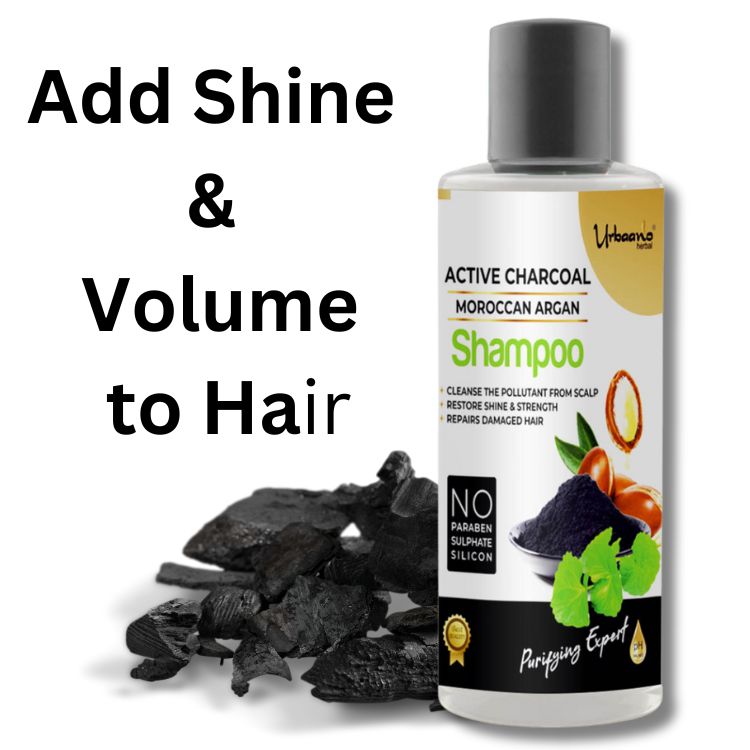 Activated Charcoal & Moroccan Argan Oil Shampoo for Dandruff