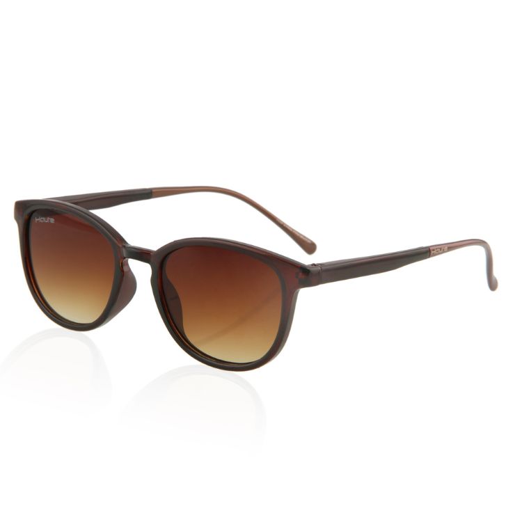 Polarized, UV Protection Brown Wayfarer Sunglasses Fashionable Adventure for Men & Women