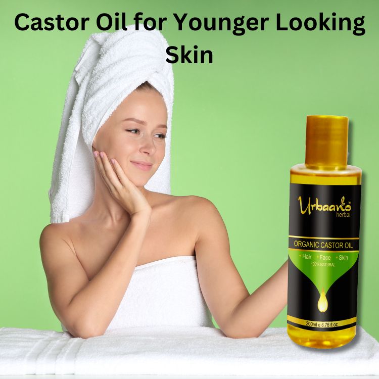 Cold Pressed Organic Castor Oil for Hair Growth, Moisturising Dry Skin, Strong and Long Nails, Eyelash