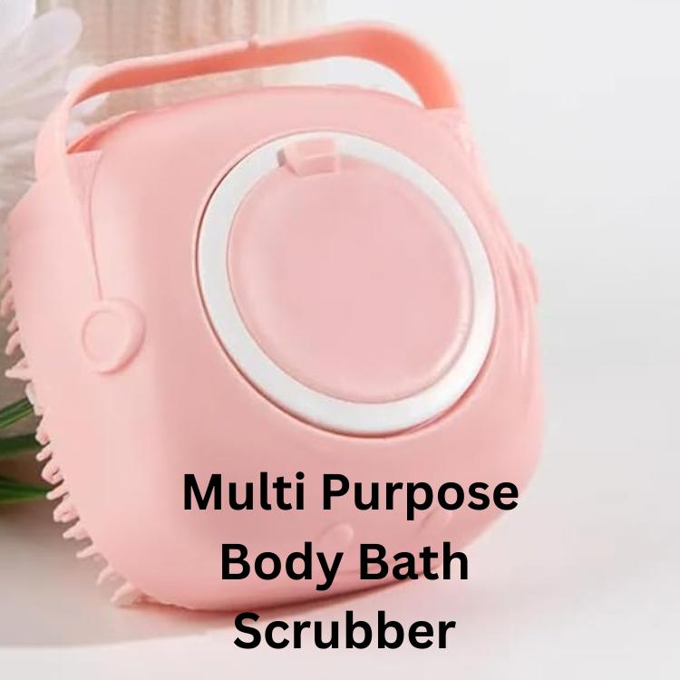 multipurpose silicon massage bath brush, skincare tool