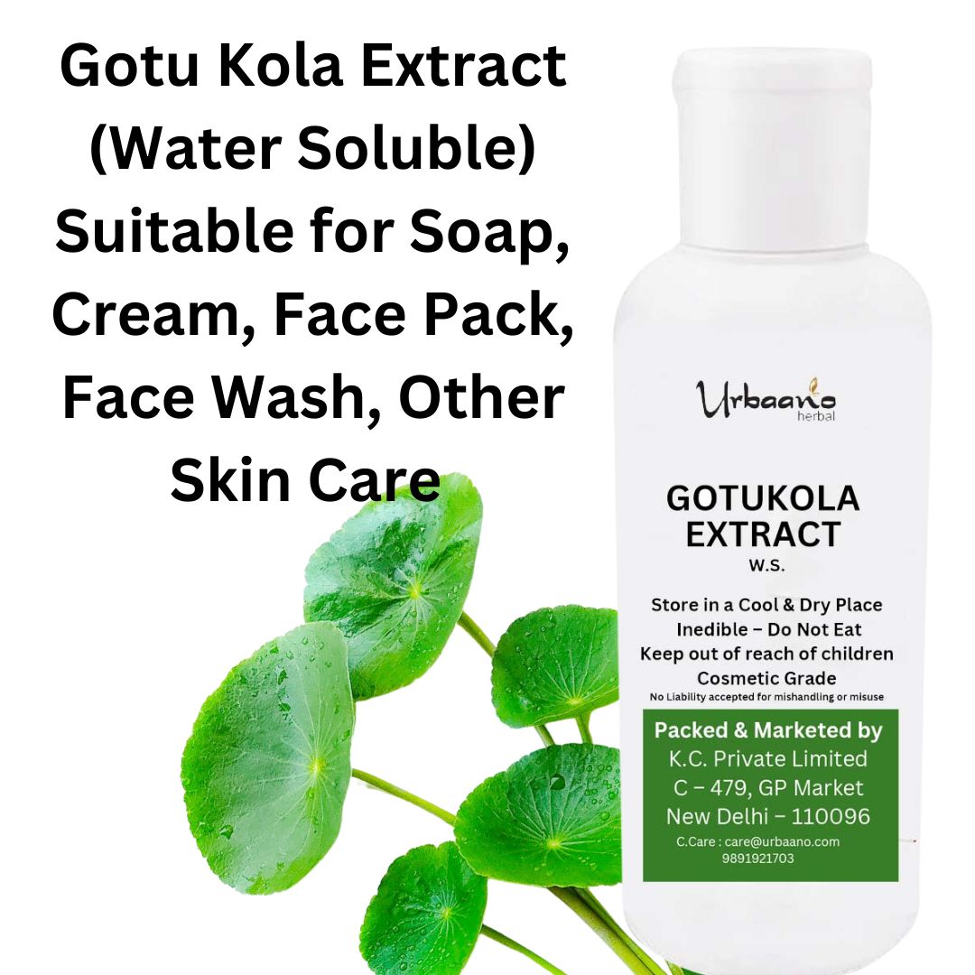 urbaano herbal gotukola extract diy beauty skincare hack water soluble