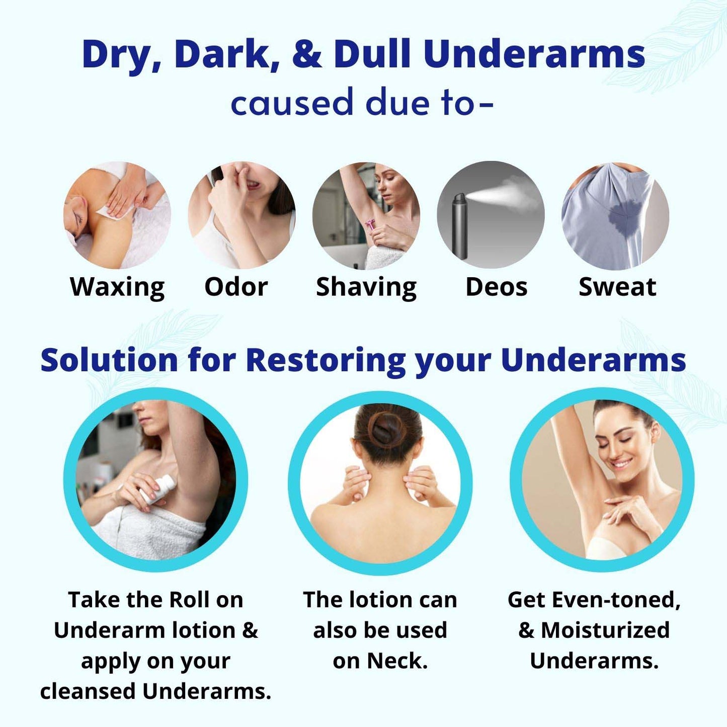 Skin Brightening Underarm Cream, Removes Odour, Keeps Skin Cool, Fresh & Clean