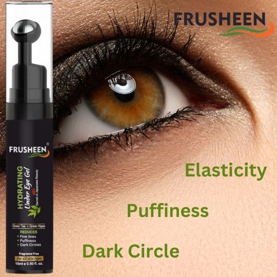 EyeLift Hydrating Under Eye Cream Gel for Dark Circles, Puffy Eyes, Fine Lines with Cooling Massage Roller